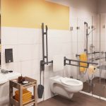 Blick in eines unserer barrierefreien Badezimmer