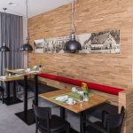 Unsere Bistrotische sind elektrisch höhenverstellbar