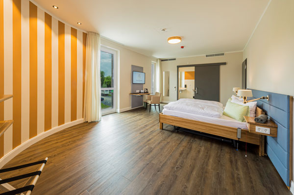 Blick in ein Komfortzimmer